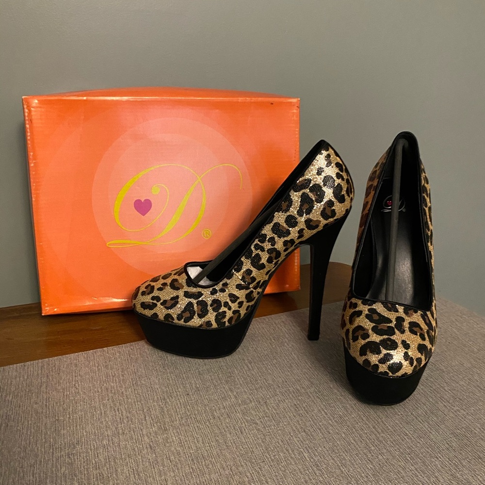 Leopard Heels